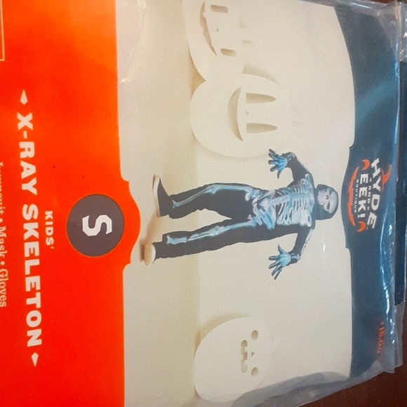 CHILDS XRAY SKELETON COSTUME HALLOWEEN - Picture 1 of 7